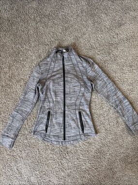 lululemon athletica Define Heathered Gray Full-Zip Jacket